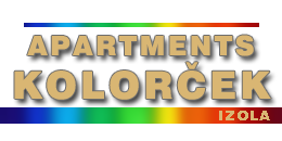 Apartmaji Kolorček, Izola logo